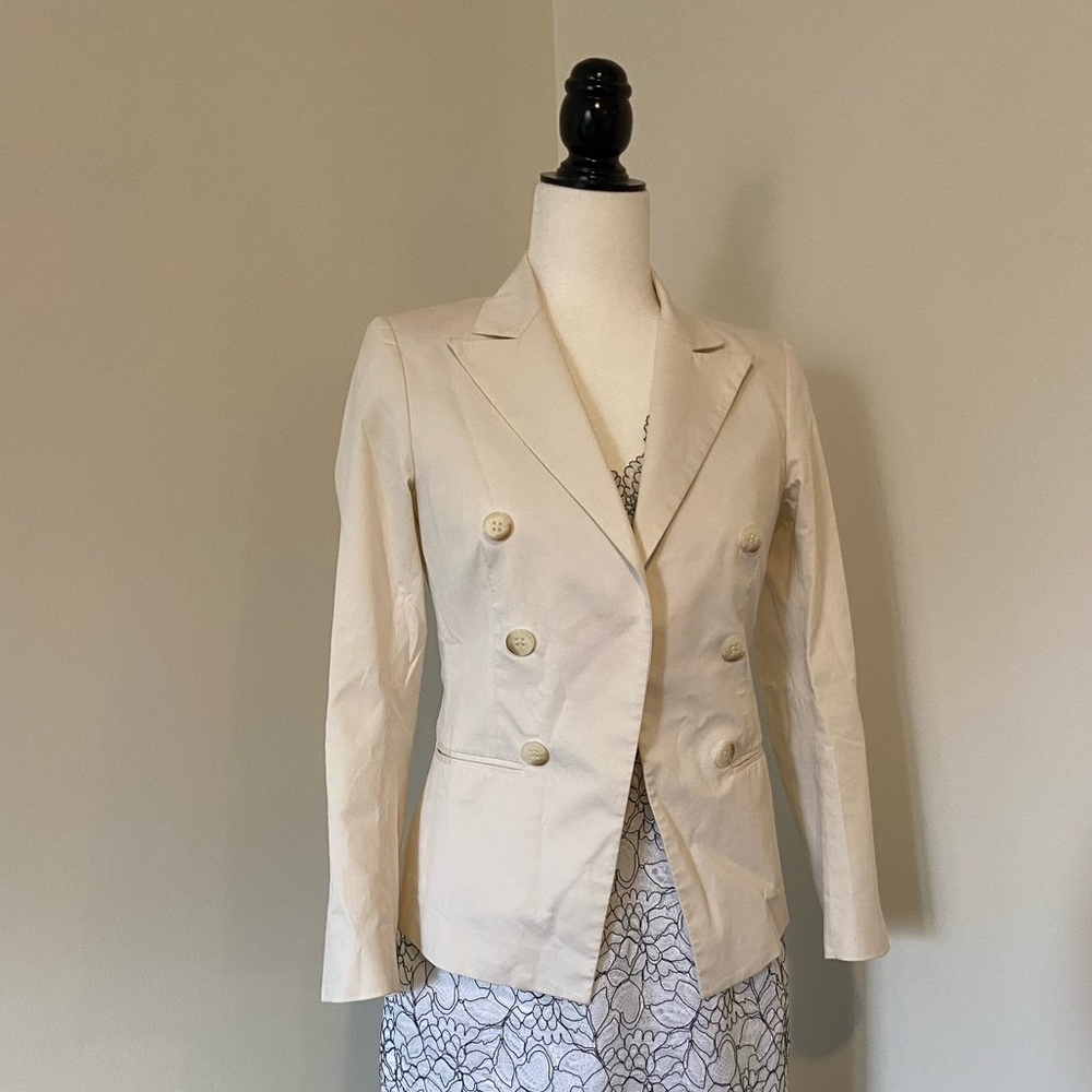 Theory Blazer cream color